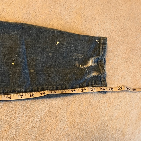 GAP Best Girlfriend distressed paint splatter jeans - Picture 7 of 8